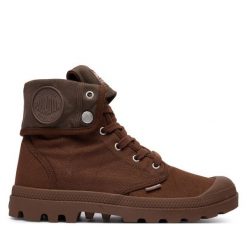Trapery Palladium. Brązowe buty zimowe męskie Palladium, bez zapięcia. Za 419.99 zł.