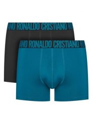 Cristiano Ronaldo CR7 Komplet 2 par bokserek 8502-49 Granatowy. Niebieskie bokserki męskie Cristiano Ronaldo CR7, bez wzorów, z syntetyku. Za 119.99 zł.
