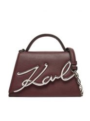 KARL LAGERFELD Torebka A1W30038 Bordowy. Czerwone torebki klasyczne damskie Karl Lagerfeld, bez wzorów, ze skóry, bez dodatków. Za 1,039.00 zł.