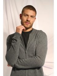 Just Cashmere Kaszmirowy kardigan "Polnoon" w kolorze szarym rozmiar: XXL. Szare kardigany męskie Just Cashmere, xxl, bez wzorów, z kaszmiru, bez kołnierzyka. Za 456.99 zł.