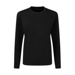 Damska Bluza Z Okrągłym Wycięciem Pod Szyją. Białe bluzy bez kaptura damskie SG, xs. Za 91.99 zł.