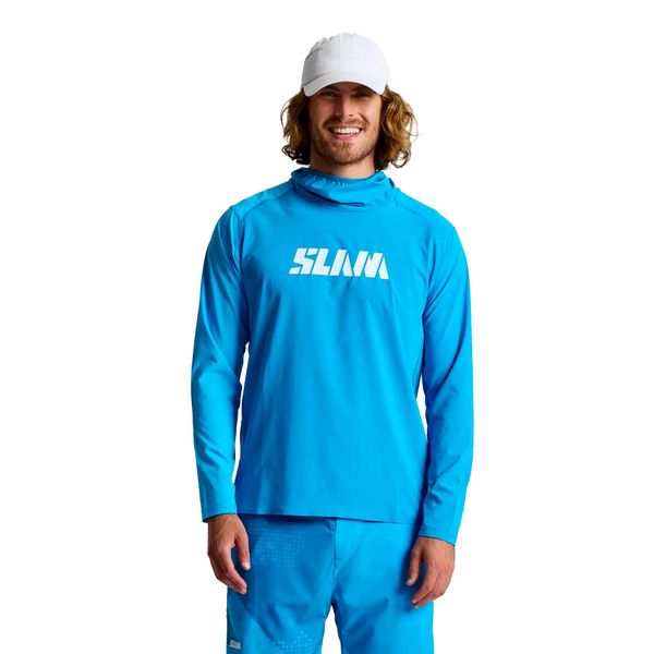 Koszulka Slam Od Tech Hooded T-Shirt Dorosłych. Niebieskie t-shirty sportowe męskie SLAM, l, z materiału, bez ramiączek, do biegania. Za 488.99 zł.