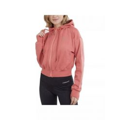 Damska bluza z kapturem Fundango Draug Crop. Czerwone bluzy z kapturem damskie Fundango, l, z bawełny. Za 299.00 zł.