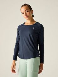 Dare 2b Koszulka funkcyjna "Nimble" w kolorze granatowym rozmiar: 38. Niebieskie topy sportowe damskie Dare 2b, bez wzorów, z materiału, bez ramiączek. Za 83.22 zł.