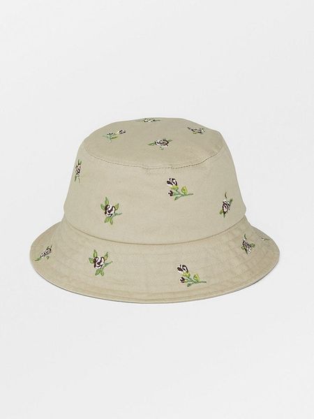 Becksöndergaard Kapelusz w kolorze beżowym rozmiar: XS/S. Brązowe kapelusze damskie Becksöndergaard, bez wzorów, z bawełny. Za 69.99 zł.