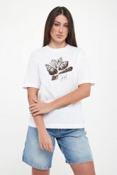 T-shirt damski z nadrukiem muszli Tristane JOOP!. T-shirty damskie Joop!, l, bez wzorów, bez kołnierzyka. Za 399.00 zł.