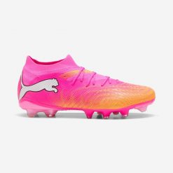 Buty piłkarskie Puma Future 9 Match FG/AG Showtime World Cup 26. Buty sportowe na co dzień damskie Puma, bez wzorów, z materiału, do piłki nożnej. Za 299.99 zł.