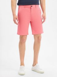 BOSS Orange Szorty - Chino Slim Mężczyźni Bawełna czerwony, 34. Czerwone szorty męskie Boss Orange, z bawełny, bez kołnierzyka. Za 279.95 zł.