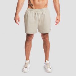 Szorty męskie fitness oversize szare Aura. Szare szorty sportowe męskie GYMBEAM, m, z bawełny, na fitness i siłownię. Za 118.90 zł.