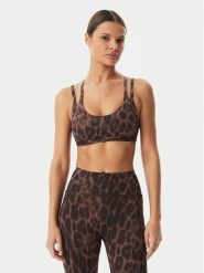 Adidas Biustonosz sportowy Optime Leopard Strappy KF5702 Brązowy. Brązowe biustonosze sportowe damskie Adidas, bez wzorów, z syntetyku. Za 238.99 zł.