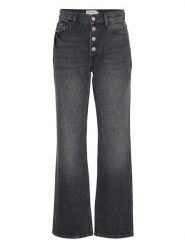 MOSS COPENHAGEN Dżinsy "Umi Ada" - Regular fit - w kolorze antracytowym rozmiar: L. Czarne jeansy damskie MOSS COPENHAGEN, z podwyższonym stanem. Za 215.21 zł.
