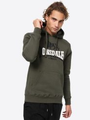 Bluza z kapturem Lonsdale Thurning. Czarne bluzy z kapturem męskie Lonsdale, xl, z dresówki. Za 256.00 zł.