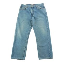Second life - Levi Strauss spodnie męskie jeans 505 regular - Jak nowy. Niebieskie spodnie materiałowe męskie Levi's, bez wzorów, z bawełny, casualowe. Za 102.20 zł.