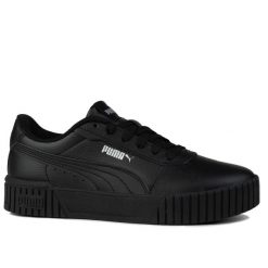 Buty damskie sportowe trampki Puma CARINA. Czarne trampki i tenisówki damskie Puma, bez wzorów. W wyprzedaży za 199.00 zł.