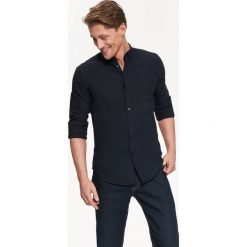 KOSZULA DŁUGI RĘKAW MĘSKA SLIM FIT. Koszule męskie TOP SECRET, na jesień, l, bez wzorów, bez kołnierzyka, bez ramiączek. W wyprzedaży za 44.99 zł.
