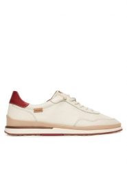 Pikolinos Półbuty Denia W0A-6842C1 Biały. Białe półbuty damskie Pikolinos, bez wzorów, ze skóry, bez obcasa, na płaskiej podeszwie. Za 639.99 zł.