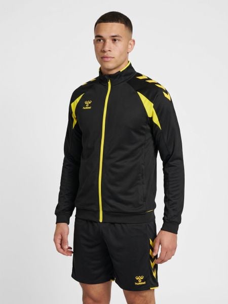 Kurtka z dresu Hummel Core 2.0. Czarne kurtki damskie HUMMEL, xl, bez wzorów, z dresówki, bez kaptura. Za 220.15 zł.