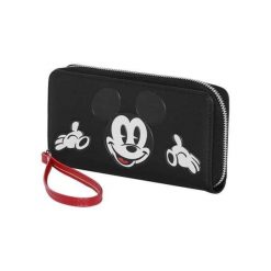 Portfel DISNEY Czarny. Czarne portfele damskie Disney, bez wzorów. Za 109.95 zł.
