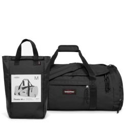 Torba podróżna Eastpak Reader M Plus. Czarne torebki klasyczne damskie Eastpak, bez wzorów, z materiału, bez dodatków. Za 422.50 zł.