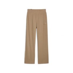 Legginsy do joggningu z wysokim stanem dla kobiet Puma Ess Elevated. Brązowe legginsy sportowe damskie Puma, na jesień, s, bez wzorów, z bawełny, z podwyższonym stanem, na fitness i siłownię. Za 177.95 zł.