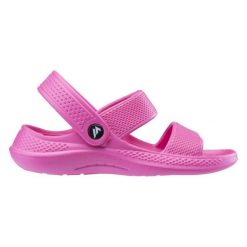 Sandały Martes Essentials Sand 92800598424 różowe. Czerwone sandały damskie bez wzorów, bez obcasa. Za 80.59 zł.