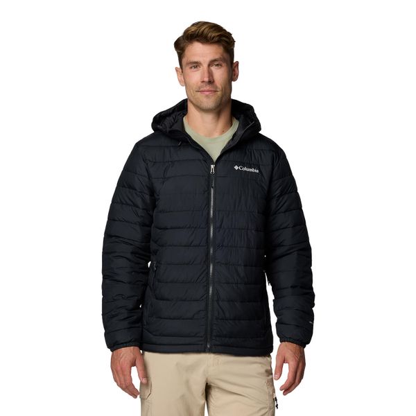 Kurtka męska Columbia Powder Lite II Hooded Jacket z kapturem. Czarne kurtki męskie Columbia, m, bez wzorów, sportowe, z kapturem. Za 479.99 zł.