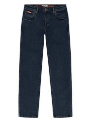 Wrangler Dżinsy - Regular fit - w kolorze granatowym rozmiar: W33/L36. Niebieskie jeansy męskie Wrangler. Za 136.13 zł.