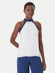 Artigli Bluzka ACTP004385 Biały Regular Fit. Białe bluzki damskie Artigli, bez wzorów, z syntetyku, bez ramiączek. Za 299.99 zł.