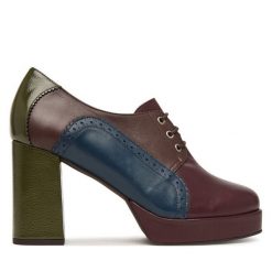 Półbuty Fly London. Półbuty damskie Fly London, bez wzorów, bez obcasa, na obcasie. Za 939.99 zł.