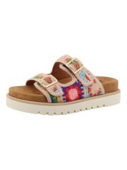 MUSTANG SHOES Klapki "Malina" ze wzorem rozmiar: 41. Klapki damskie MUSTANG SHOES, bez wzorów, bez obcasa. Za 173.99 zł.