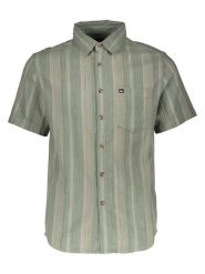 Quiksilver Koszula "Pyke" - Regular fit - w kolorze zielonym rozmiar: S. Zielone koszule męskie Quiksilver, s, bez wzorów, bez kołnierzyka, bez ramiączek. Za 102.89 zł.