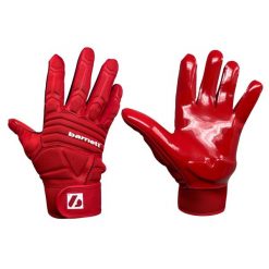 Rękawiczki do futbolu amerykańskiego FLG-03 czerwone, OL, DL. Czerwone rękawiczki damskie BARNETT, bez wzorów. Za 139.00 zł.