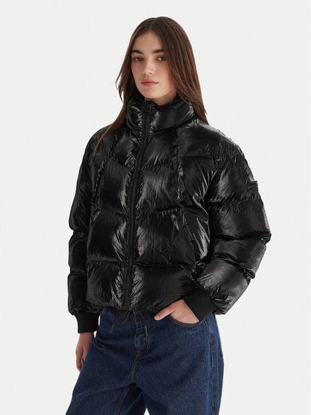 HUGO Kurtka zimowa Fiorella 50546368 Czarny Regular Fit. Czarne kurtki damskie Hugo, na zimę, s, bez wzorów, z syntetyku, bez kaptura. Za 709.99 zł.