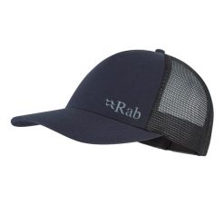 Czapka z daszkiem bawełniana Rab Trucker Logo Cap. Zielone czapki męskie RAB, bez wzorów, z bawełny. Za 119.99 zł.