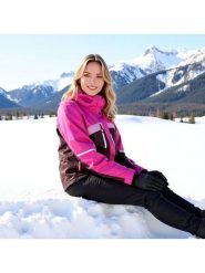 Alpine Pro Kurtka narciarska "Deara 2" w kolorze różowym rozmiar: XL. Różowe kurtki narciarskie i snowboardowe damskie Alpine Pro, m, bez wzorów, bez kaptura, narciarskie. Za 550.36 zł.