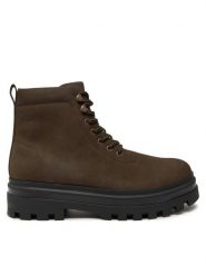 Calvin Klein Jeans Trapery Lugged Laceup Boot Oxf Hiking Nb YM0YM01076 Brązowy. Brązowe buty zimowe męskie Calvin Klein Jeans, z jeansu, bez zapięcia. Za 449.99 zł.