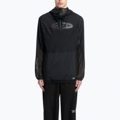 Kurtka Reebok Athlete Hype. Czarne kurtki męskie REEBOK FITNESS, m, bez wzorów, bez kaptura. Za 219.99 zł.