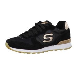 Buty do chodzenia damskie Skechers 111BLK. Czarne buty sportowe na co dzień damskie Skechers, bez wzorów, z gumy, trekkingowe. Za 288.00 zł.
