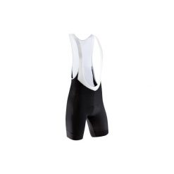 Spodenki na rower ROADCYCLING RC100 męskie. Czarne szorty męskie TRIBAN, bez wzorów, z elastanu. Za 99.99 zł.