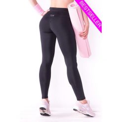 Czarne legginsy sportowe damskie 2skin PUSH UP BLACK NIGHT. Czarne legginsy damskie 2SkIN, xs, bez wzorów, z elastanu. Za 199.00 zł.