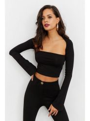 Cool and sexy Koszulka w kolorze czarnym rozmiar: L. Czarne t-shirty damskie Cool and sexy, l, bez wzorów, bez kołnierzyka. Za 60.99 zł.