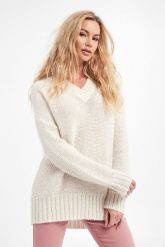 Sweter Colla MARELLA MONOCHROME. Swetry klasyczne damskie Marella, l, bez kołnierzyka. W wyprzedaży za 591.57 zł.