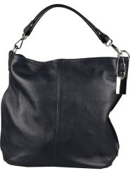 Florence Bags Skórzana torebka "Taba" w kolorze granatowym - 32 x 31 x 16 cm rozmiar: onesize. Niebieskie torebki klasyczne damskie Florence Bags, bez wzorów, z materiału, bez dodatków. Za 346.99 zł.