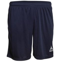 Spodenki piłkarskie męskie Select Pisa granatowe. Niebieskie szorty męskie Select, bez kołnierzyka. W wyprzedaży za 68.40 zł.