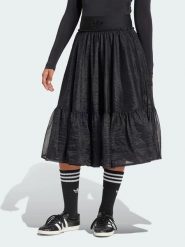 Adidas Spódnica w kolorze czarnym rozmiar: XS. Czarne spódniczki damskie Adidas, xs, bez wzorów, midi, rozkloszowane. Za 201.35 zł.