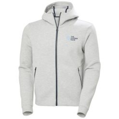 Bluza z kapturem z pełnym zamkiem błyskawicznym Helly Hansen The Ocean Race. Szare bluzy z kapturem męskie Helly Hansen, xl, z elastanu. Za 569.50 zł.