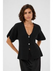 Kaffe Kardigan w kolorze czarnym rozmiar: XL. Czarne kardigany damskie Kaffe, xl, bez wzorów. Za 208.99 zł.