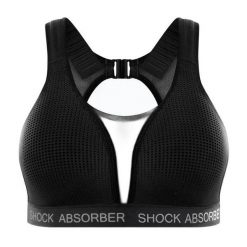 Biustonosz Shock Absorber Ultimate Run Bra Padded. Czarne biustonosze Shock Absorber, bez wzorów. Za 149.99 zł.