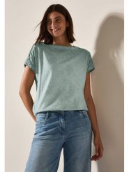 Cecil Koszulka w kolorze miętowym rozmiar: M. Zielone t-shirty damskie Cecil, m, bez wzorów, z bawełny, bez kołnierzyka. Za 87.81 zł.