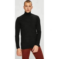 Scotch & Soda - Sweter. Czarne swetry męskie Scotch & Soda, m, bez wzorów, z dzianiny, bez kołnierzyka. W wyprzedaży za 379.90 zł.